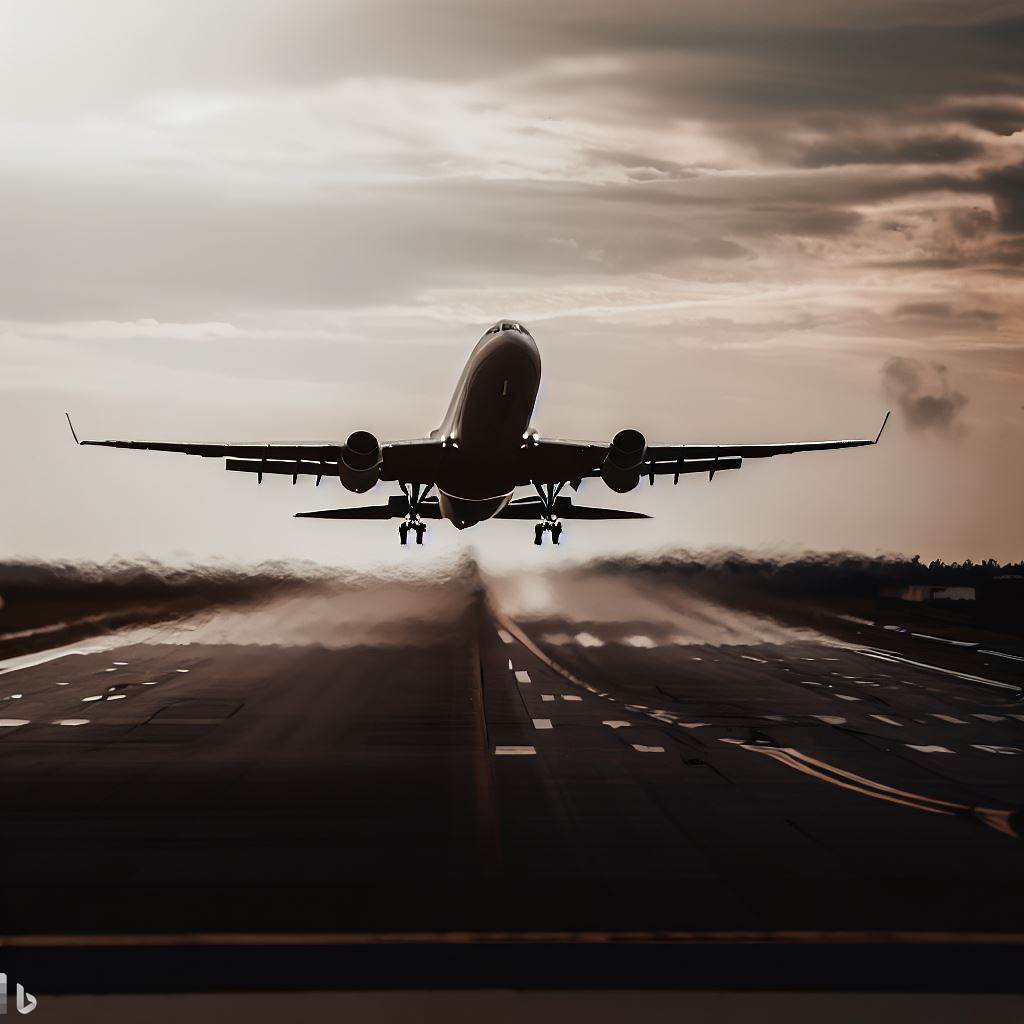 A bot's rendition of an Airbus A320 plane with IndiGo logo